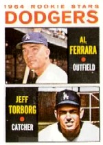 1964 Topps Baseball Cards      337     Rookie Stars-Al Ferrara RC-Jeff Torborg RC